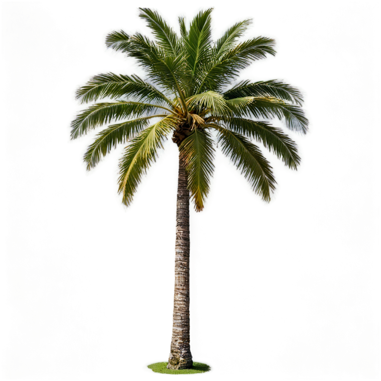 透明背景 PNG,透明背景 PNG, 自然, 棕榈树, 树, 棕榈树, 白色背景, 简单的背景, 植物