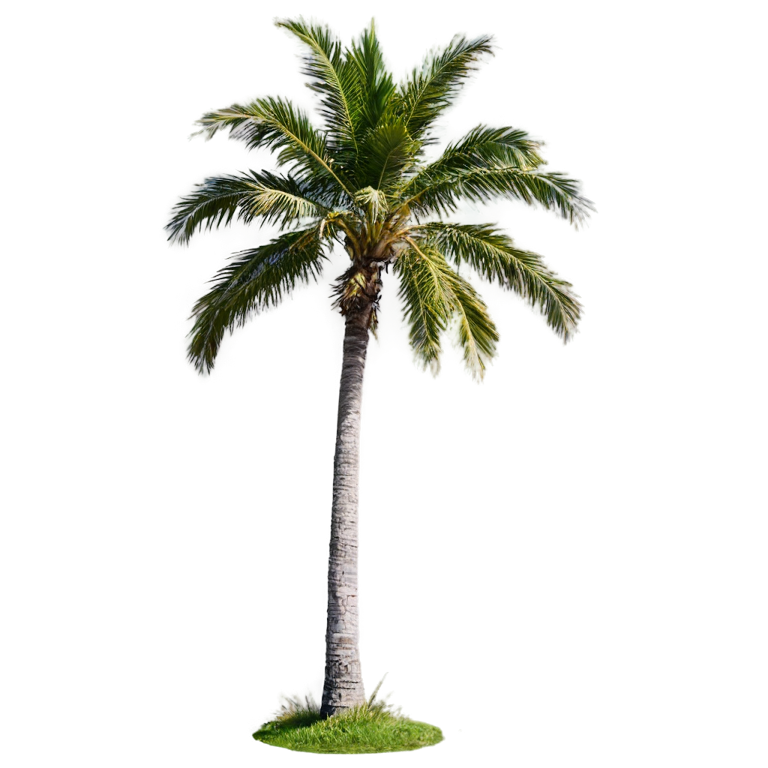 透明背景 PNG,透明背景 PNG, 自然, 棕榈树, 树, 白色背景, 简单的背景, 草, 植物, 棕榈树, 风景, 户外